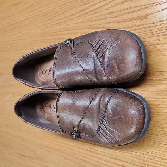 Cobb Hill by New Balance 'Paulette' brown leather loafers, sz 8 M - Picture 2 of 9